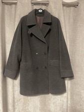 Julius Cashmere/wool Grey Trench Coat Vintage Size 14