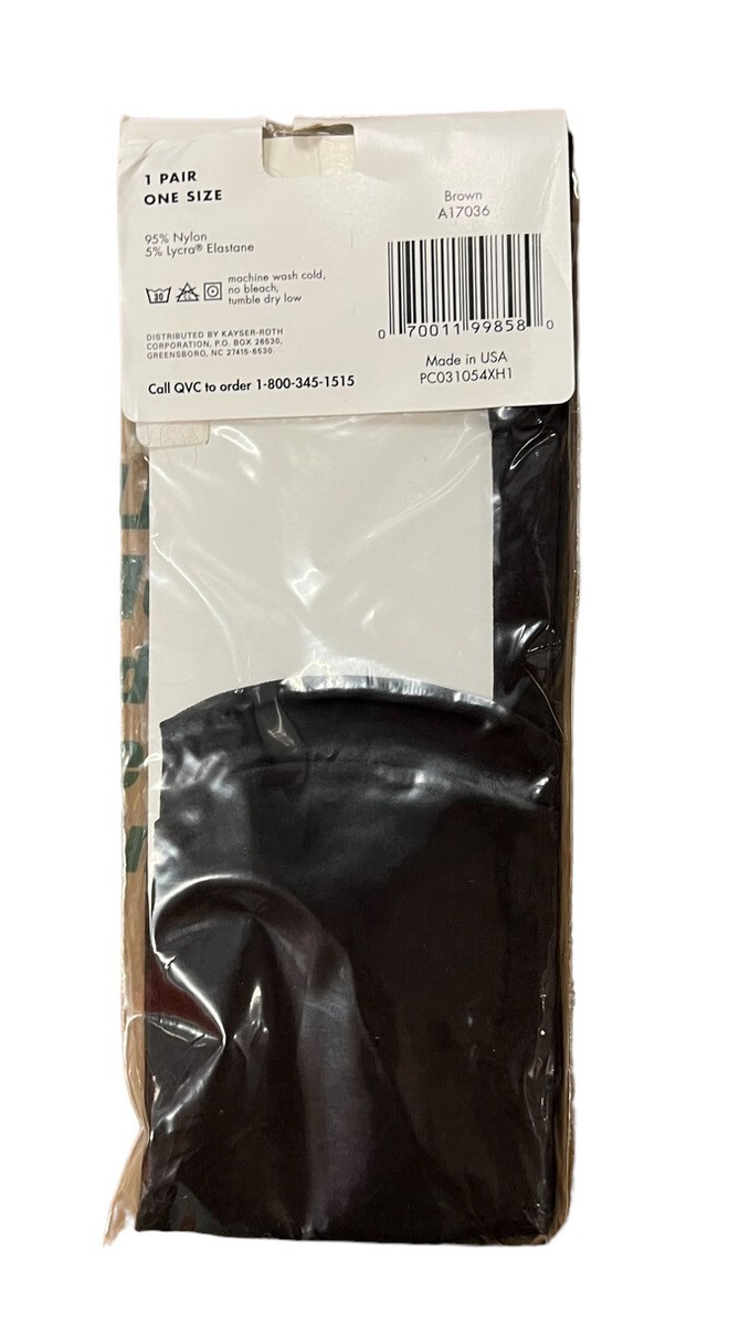 d Legacy Legwear Black Color Knee High Bootliners One Size (1 pack