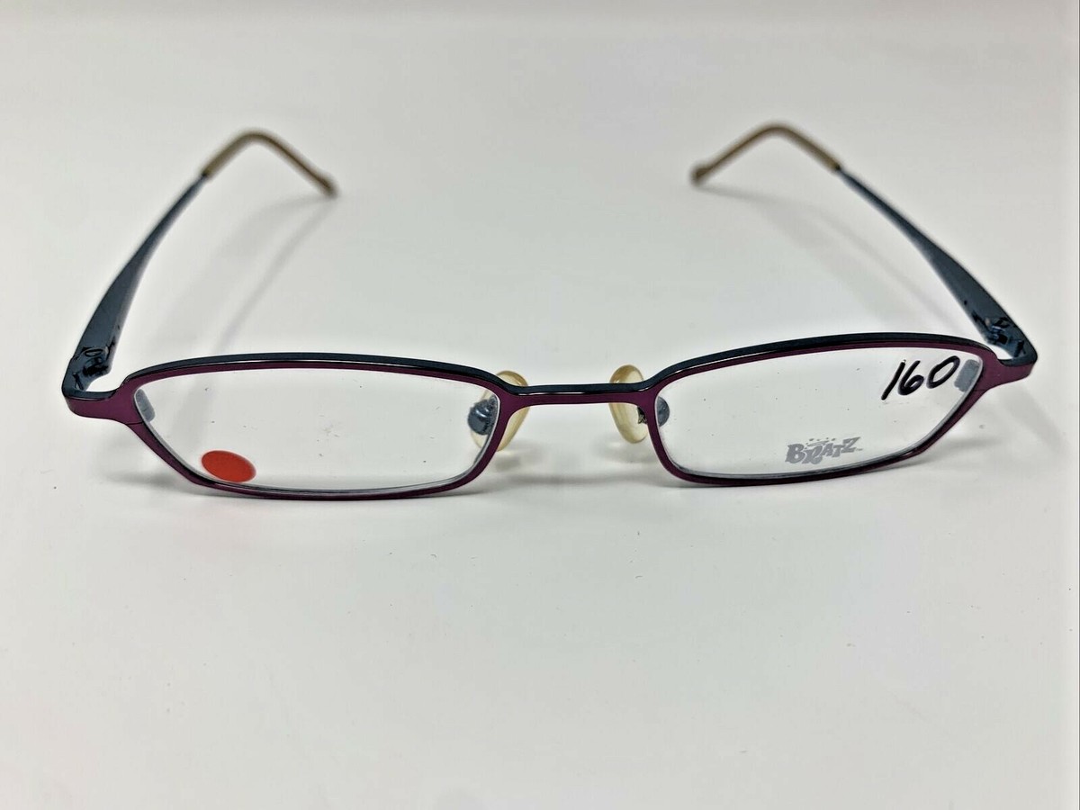 Bratz Eyeglasses Frames 2203N PRP-BLU 41-18-130 Pink Full Rim Metal M709 - Main Image