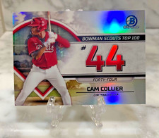 2023 Bowman Scouts Top 100 Cam Collier Insert Refractor Cincinnati Reds BTP-44