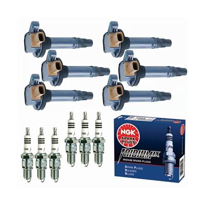 DG549 UF646 Ignition Coil Packs & NGK Iridium Spark Plugs Compatible With Eco...