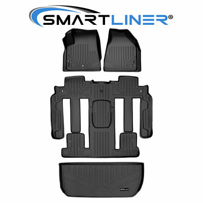 #ad SMARTLINER Floor Mats Cargo Liner Set 2009 2017 Traverse Enclave Bucket Seats $78.99