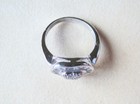 925 Sterling Silver CZ Paved Heart Ring 4.14 Grams Size 6.75 — photo 6
