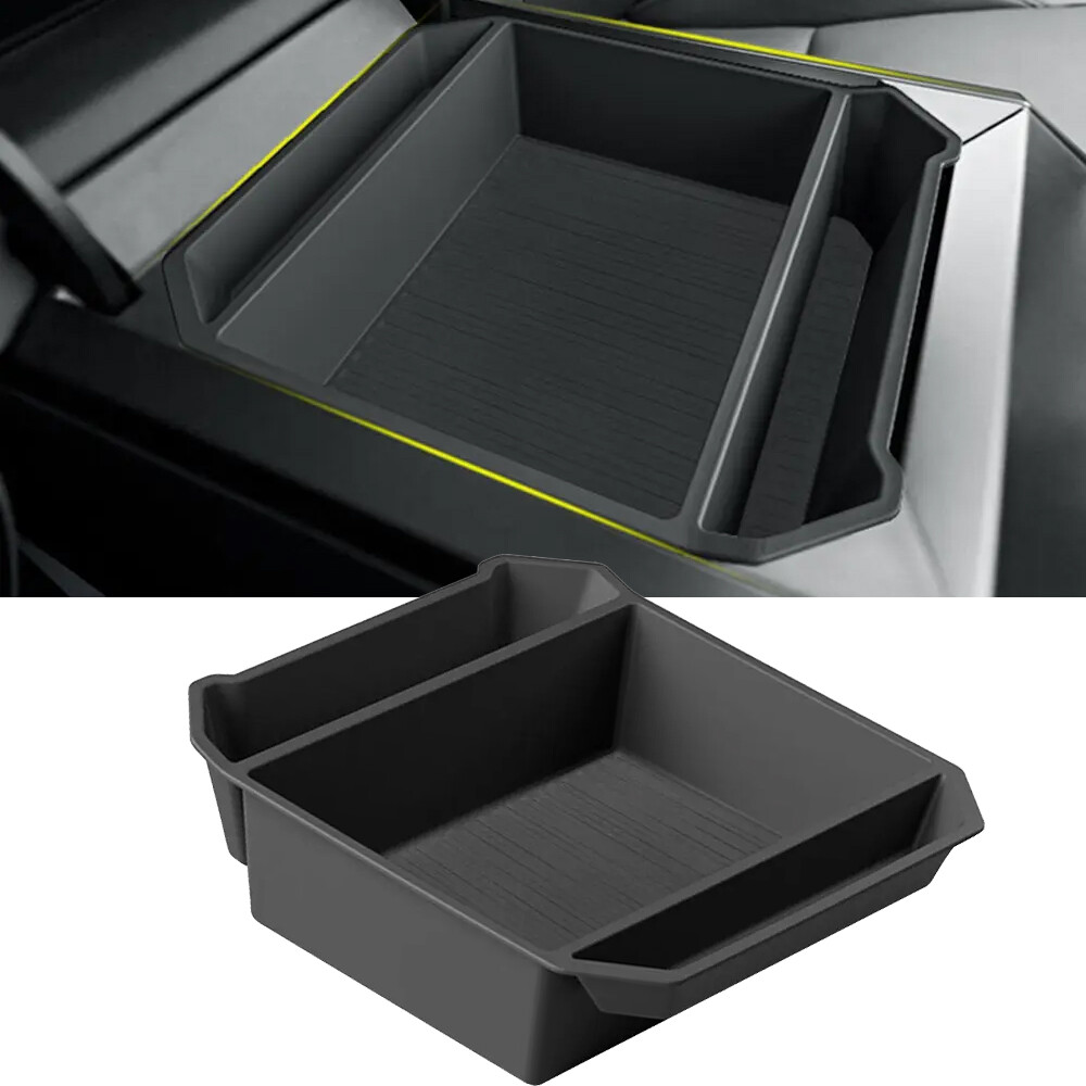 For Tesla Cybertruck 2023 2024 Center Console Armrest Tray Organizer Container