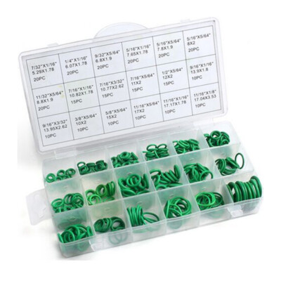Car A/C O-Ring Kit Rubber Seals Air Conditioning System Repair Gasket 270 Pcs