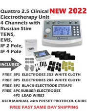 NEW 2025 Roscoe Medical Quattro 2.5 Professional Electrotherapy Device DQ8450