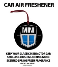 MINI AMBIENTADOR COLGANTE COCHE COOPER.