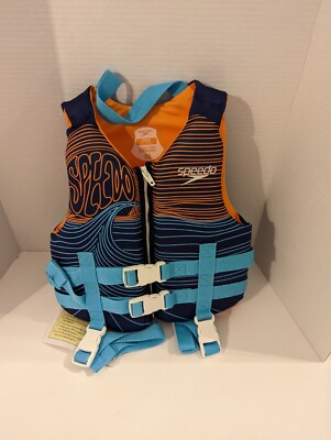NWT Speedo US Coast Guard Approved Life Vest Size Child 30-50 LBS