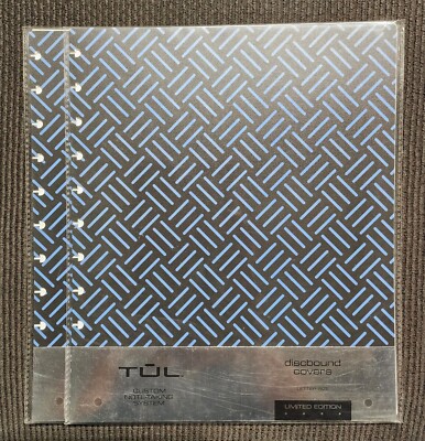 Tul Discbound Covers Letter Size, Limited Edition Blue Gray Weave