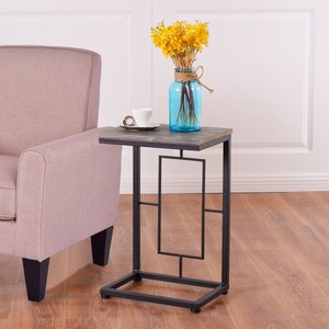 22" Wooden Coffee Tray Side Sofa End Table Couch Stand TV ...