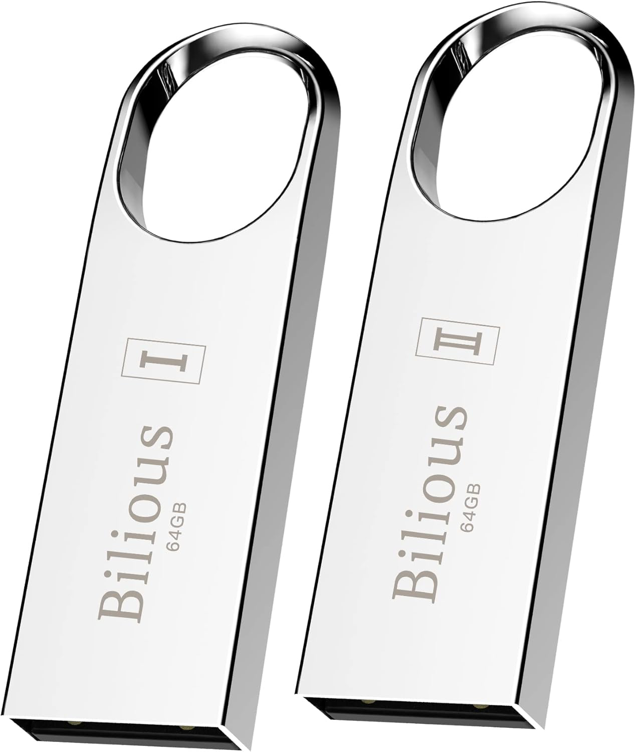 USB Flash Drive, Bilious Portable Keychain Design Thumb Drives, Metal Style U 2-image