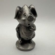 1980 Piggy Pig Hasper Hudson Pewter Figurine #2021 made in USA