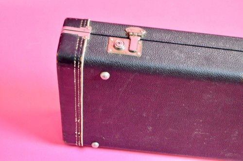 Vintage 1967 - 1972 Fender Stratocaster / Telecaster Hard Case "Tail" Logo Tele - Picture 12 of 14