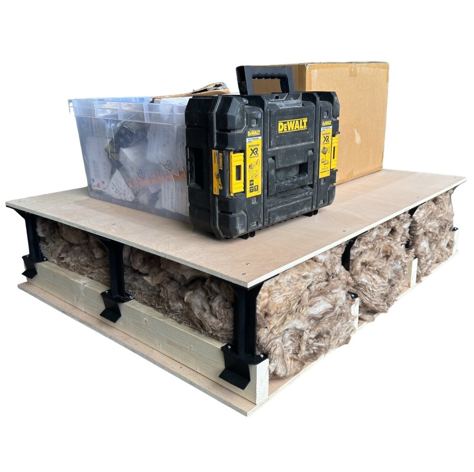 The Loft Riser Stilts, 175mm Height Loft Insulation Spacer, Loft Stilt