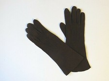 Brown Suede Leather Driving Gloves Size 6.5