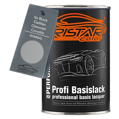 Autolack für Buick Cadillac Chevrolet WA994L LT.Tarnished Silver Metallic 1,0L