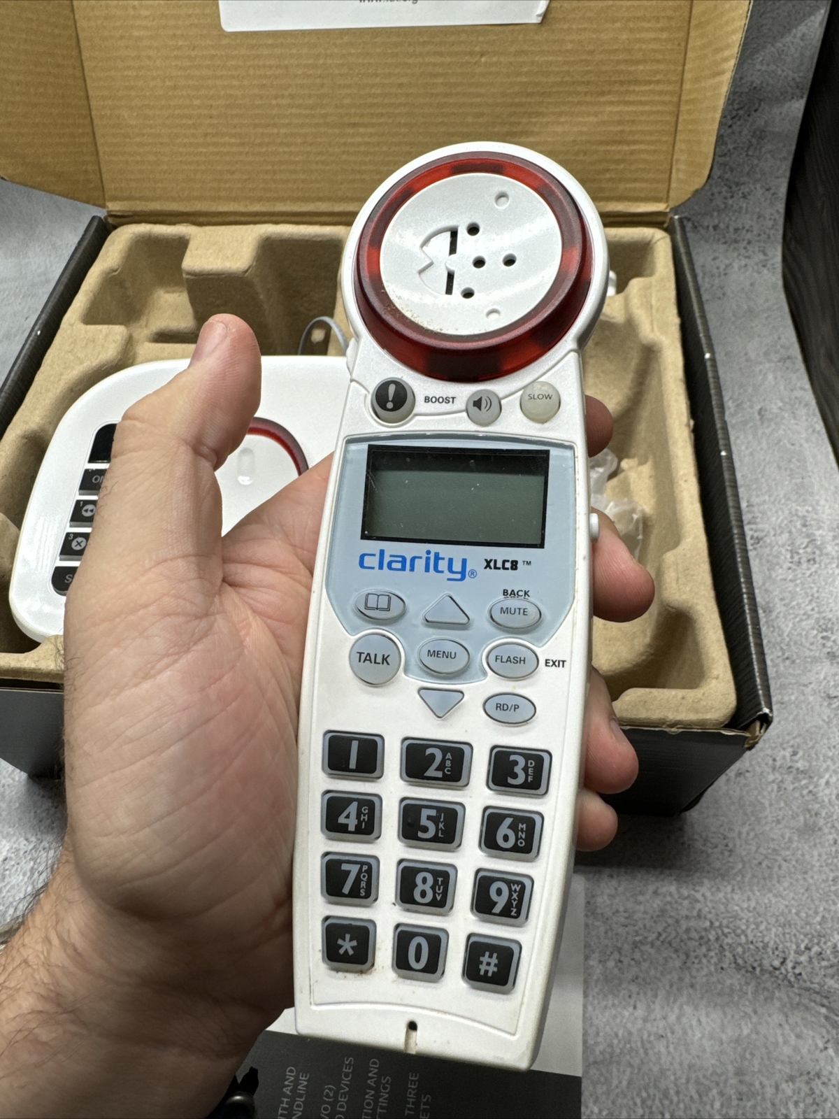 Clarity XLC8 Amplified Cordless Phone eBay