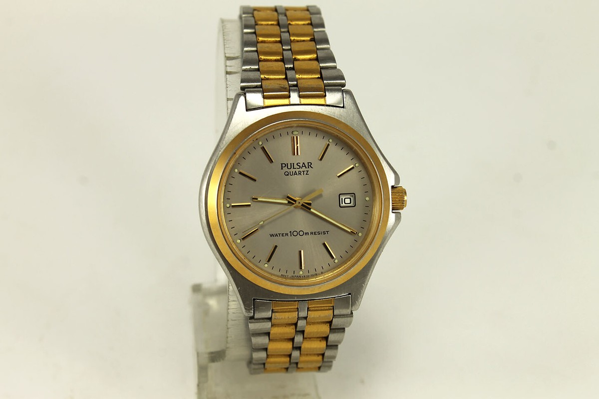 IMMACULATE 1980's Vintage PULSAR V532-7C60 Stainless Steel With