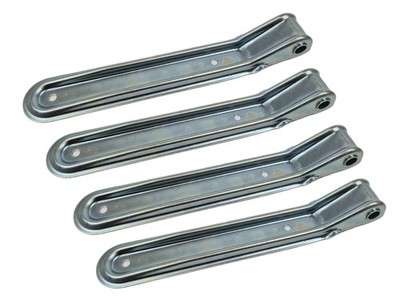 4 x Bordwandscharnier Klappenscharnier 320 mm verzinkt für PKW Anhänger