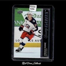 2021-22 Upper Deck #218 Joshua Dunne Columbus Blue Jackets