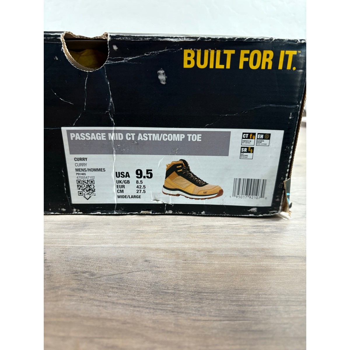 Caterpillar Passage Mid CT Carbon Comp Toe Yellow Boot Mens Size 9.5 EU 42.5 New Caterpillar Passage Mid CT Carbon Comp Toe Yellow Boot Mens  main image 3
