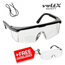 voltX CLASSIC Bifocal Reading Safety Glasses + Cord UV400 Lens