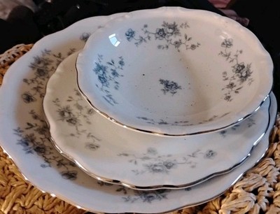 Johann Haviland Bavaria  Germany Blue Garland individual pieces each 8$