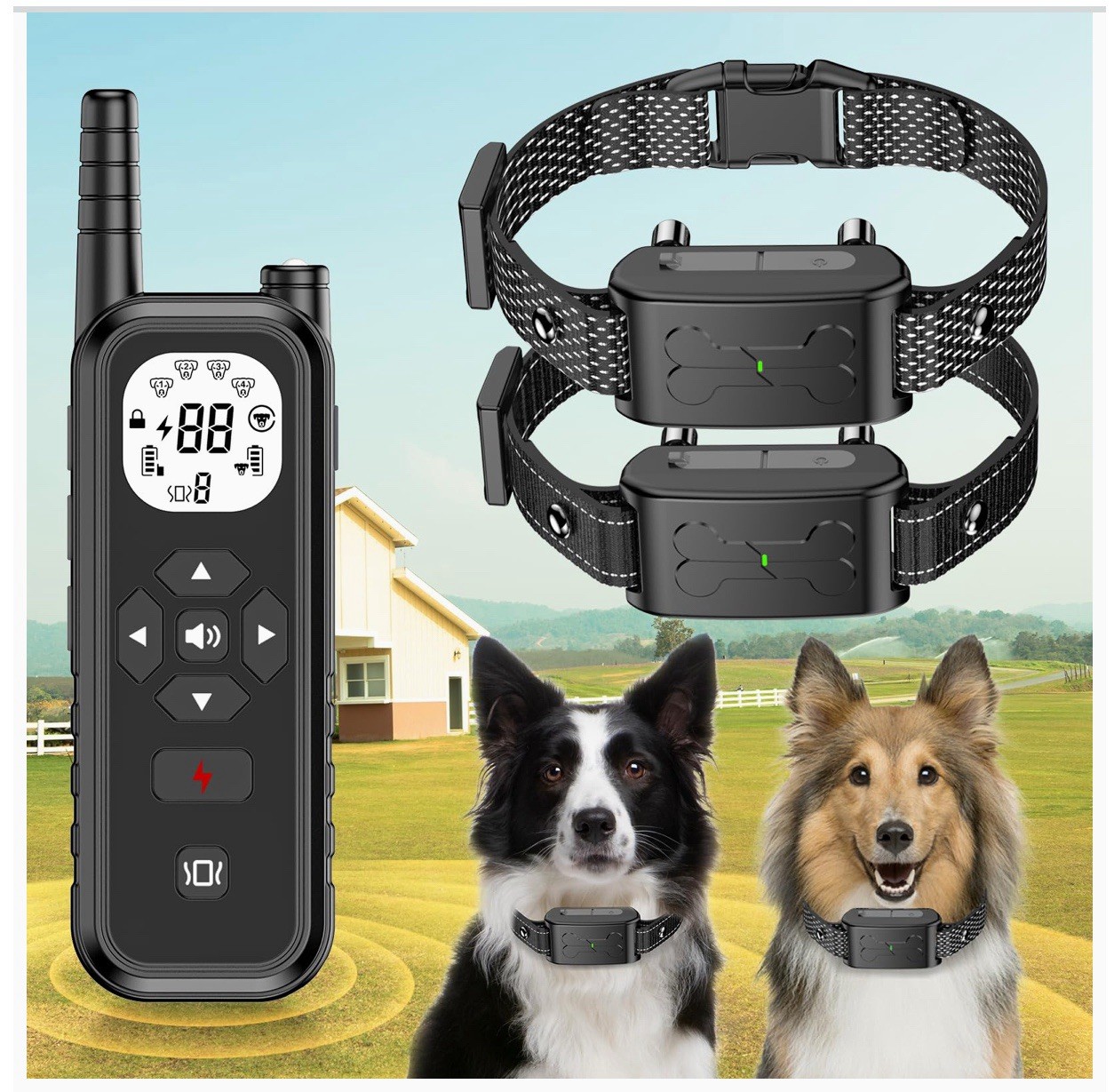 , Electric Fence For Dogs With Training Collar 185￼