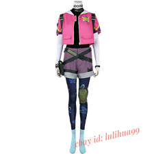 Valorant Agent Clove Cosplay Costume Backpack Outfit