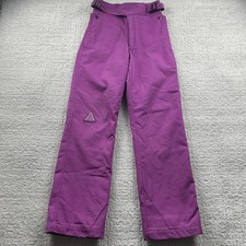 Vintage SOS Ski Pants Womens 36 Purple Insulated High Rise Snow 80s Sweden