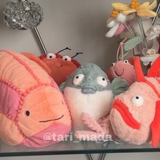 Jellycat Authentic RARE Retired Ocean Life Bundle (x5 Pieces) ⭐️ Discounted