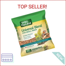 Wild Harvest Universal Blend For Small Birds 3 Pounds, Foritified Nutrition