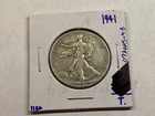 1941 Walking Liberty Silver Half-Dollar in Very Fine Condition 073025 43te