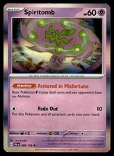 Scarlet & Violet Series - Paldea Evolved Spiritomb #89