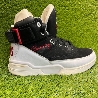 Ewing Athletics 33 Hi Mens Size 9.5 Black White Red Basketball Shoes Sneakers