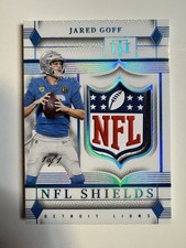 2023 Panini National Treasures NFL Shields Jared Goff 1/1 Lions