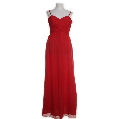 Nelly, Abendkleid, Größe: 38, Wrap Bust Long Dress, Rot, Polyester #Fp8