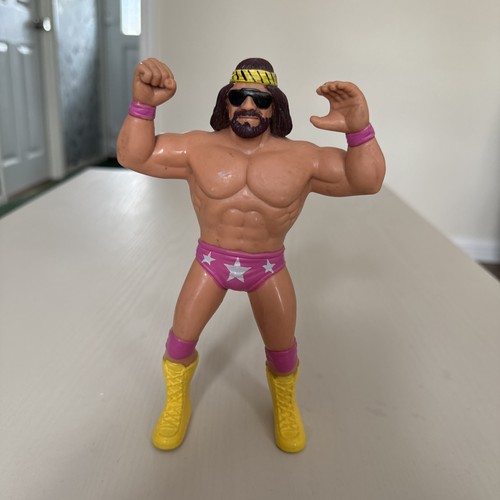 Vintage 1986 LJN WWF Macho Man Randy Savage Action...