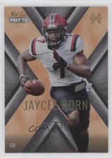 2021 Wild Card MATTE X-Plode White - Orange X Jaycee Horn #MXP-9 0hk3