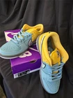 == Nike SB Men Shoes 8.5 SB Dunk Low Pro Lightening Wolf Grey Eclair Denim Turq