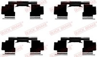 ZubehöRsatz Scheibenbremsbelag Quick Brake 109-1276 FüR 800 200 Civic Honda 400