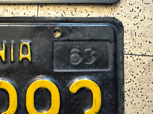1970/1969/1963 CALIFORNIA license plates *PAIR* — DMV CLEAR — ORIGINAL car tags - 第 6/15 張圖片