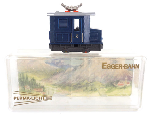 Egger-Bahn H0e Feldbahn E-Lok Nr. 3, blau - Unbespielt - ZYAT/12307 | Zustand: Gebraucht