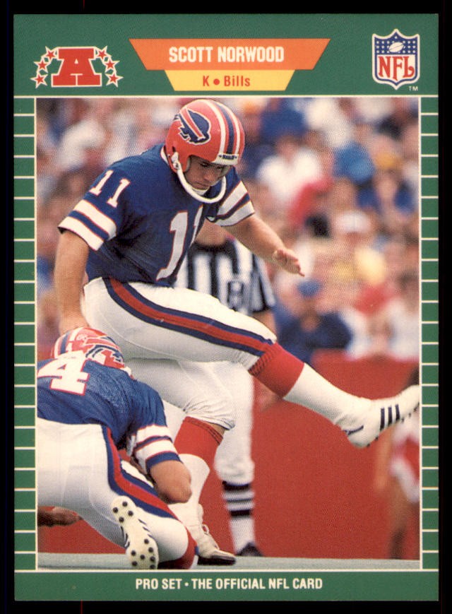 1989 Pro Set #25 Scott Norwood RC