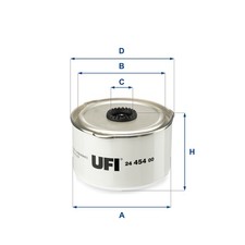 UFI Kraftstofffilter 24.454.00 Filtereinsatz für DISCOVERY ROVER RANGE LANDROVER