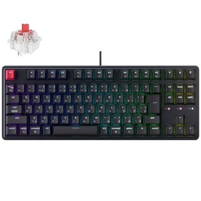 Keychron C3 Pro 8K RGB Wired Mechanical Keyboard TKL 80% JIS Layout QMK