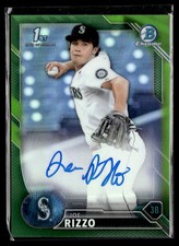 2016 Bowman Chrome Green Refractor Joe Rizzo Auto 78/99