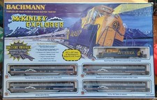 Bachmann McKinley Explorer HO Scale Train Set Alaska GP40 Item #00624 NEW Sealed