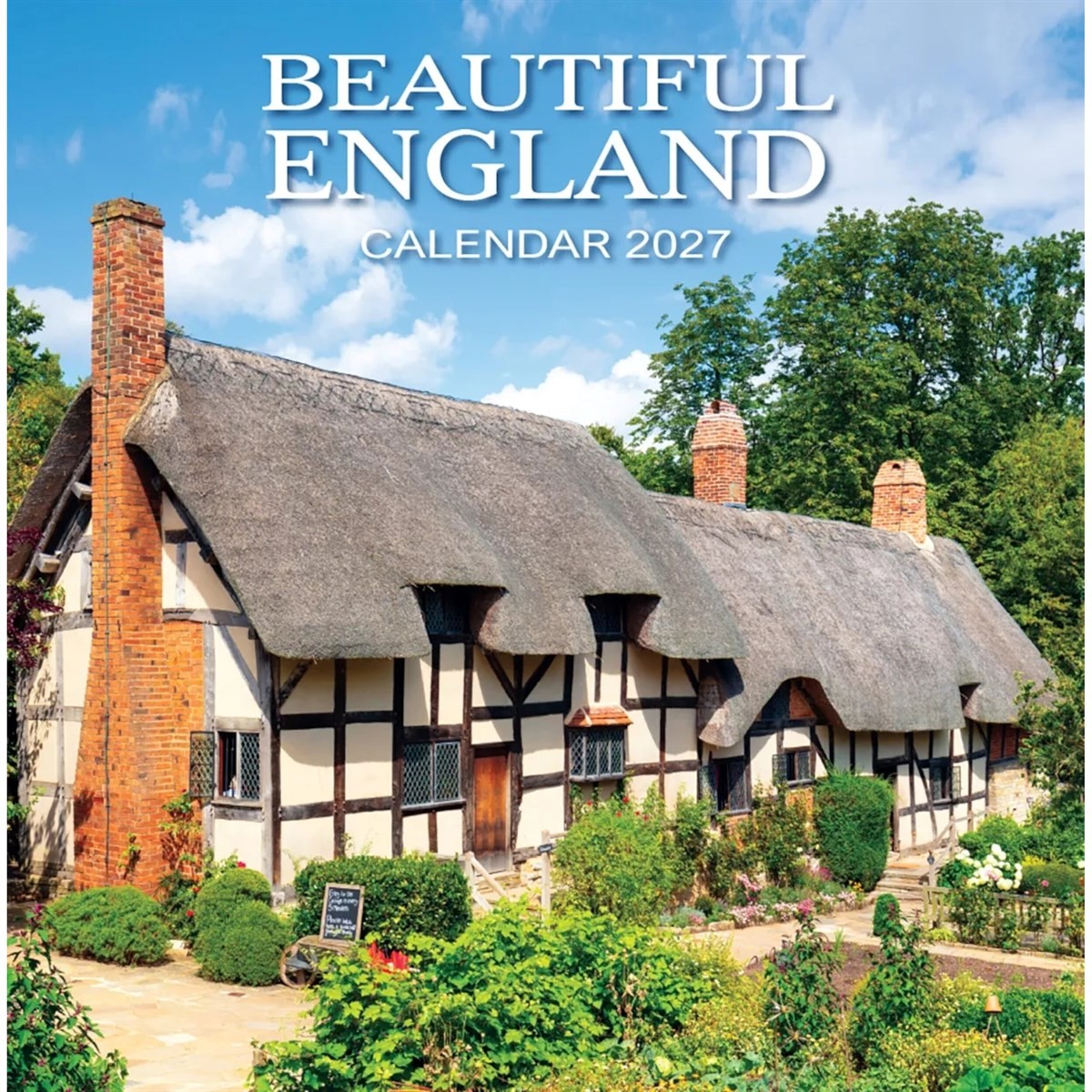 Beautiful England Calendar 2027, Wall Calendars, Month To View, Travel, Gift