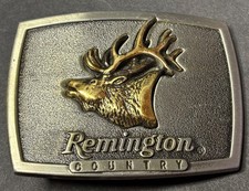 Vintage 1986 Remington Country "Bugling Elk" Belt Buckle-Made in U.S.A.